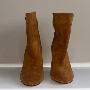 Isabel Marant Tan Suede Ankle Boots